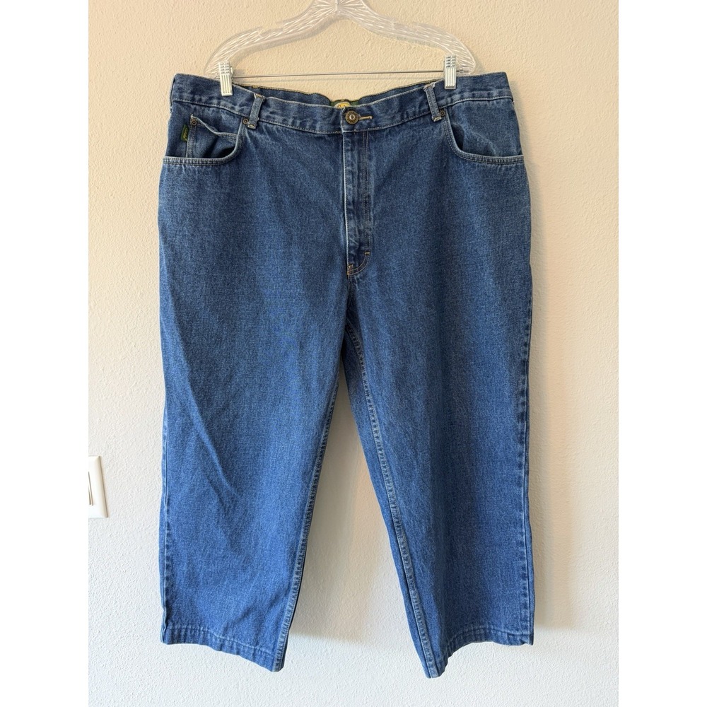 Cabela's Jeans Men's 44X30 Medium Wash Cotton Relaxed Fit Jeans‎ Work Wear